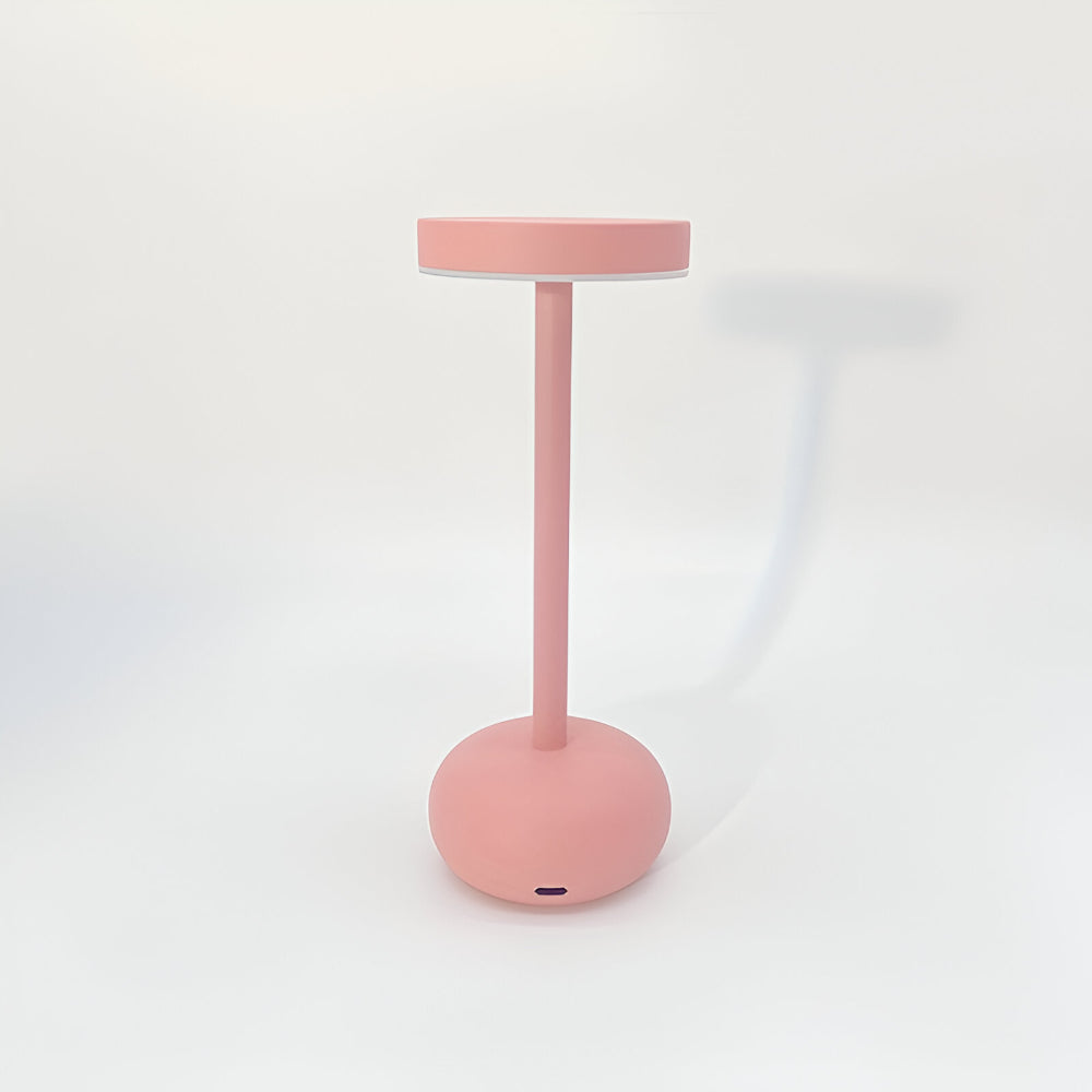 Modern Metal Table Lamp — LED Dimmable, USB Rechargeable, Touch Control