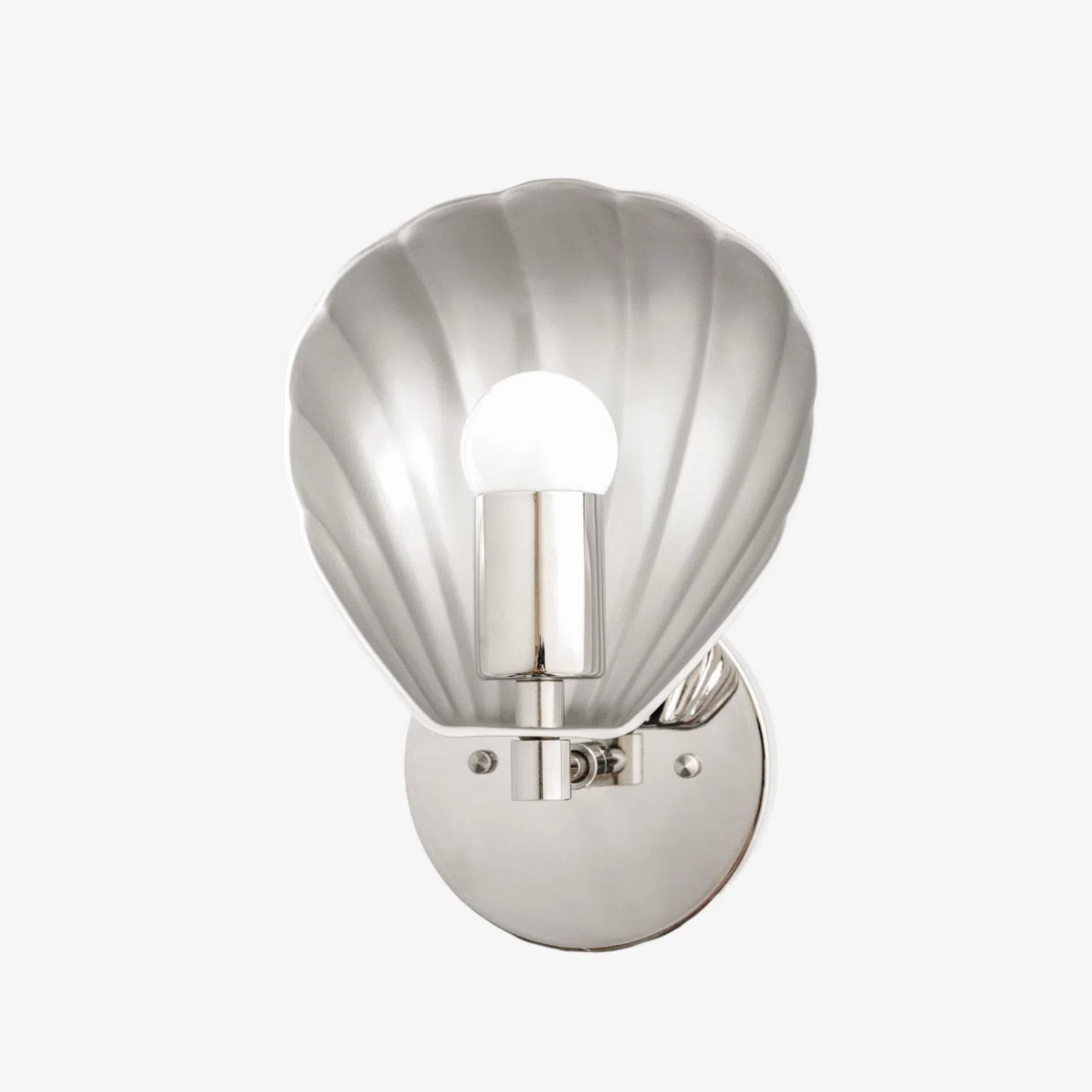 Ornato Luxe Scalloped Wall Sconce – Art Deco Design for Bathroom and Living Room | Esilora