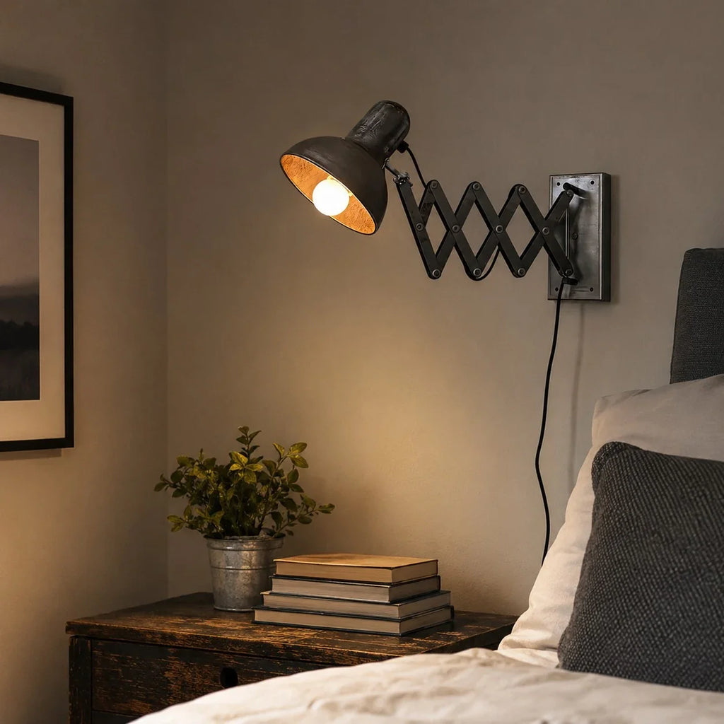 Industrial Adjustable Wall Sconce | Esilora