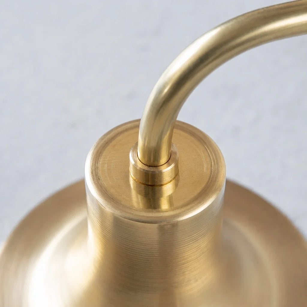 Japanese Wabi-Sabi Brass Wall Sconce | Esilora