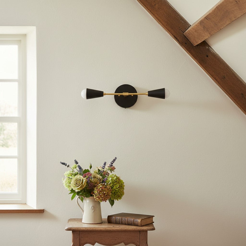 Mobilux Line Sleek Linear Light – Mid-Century Wall Lamp for Hallway | Esilora
