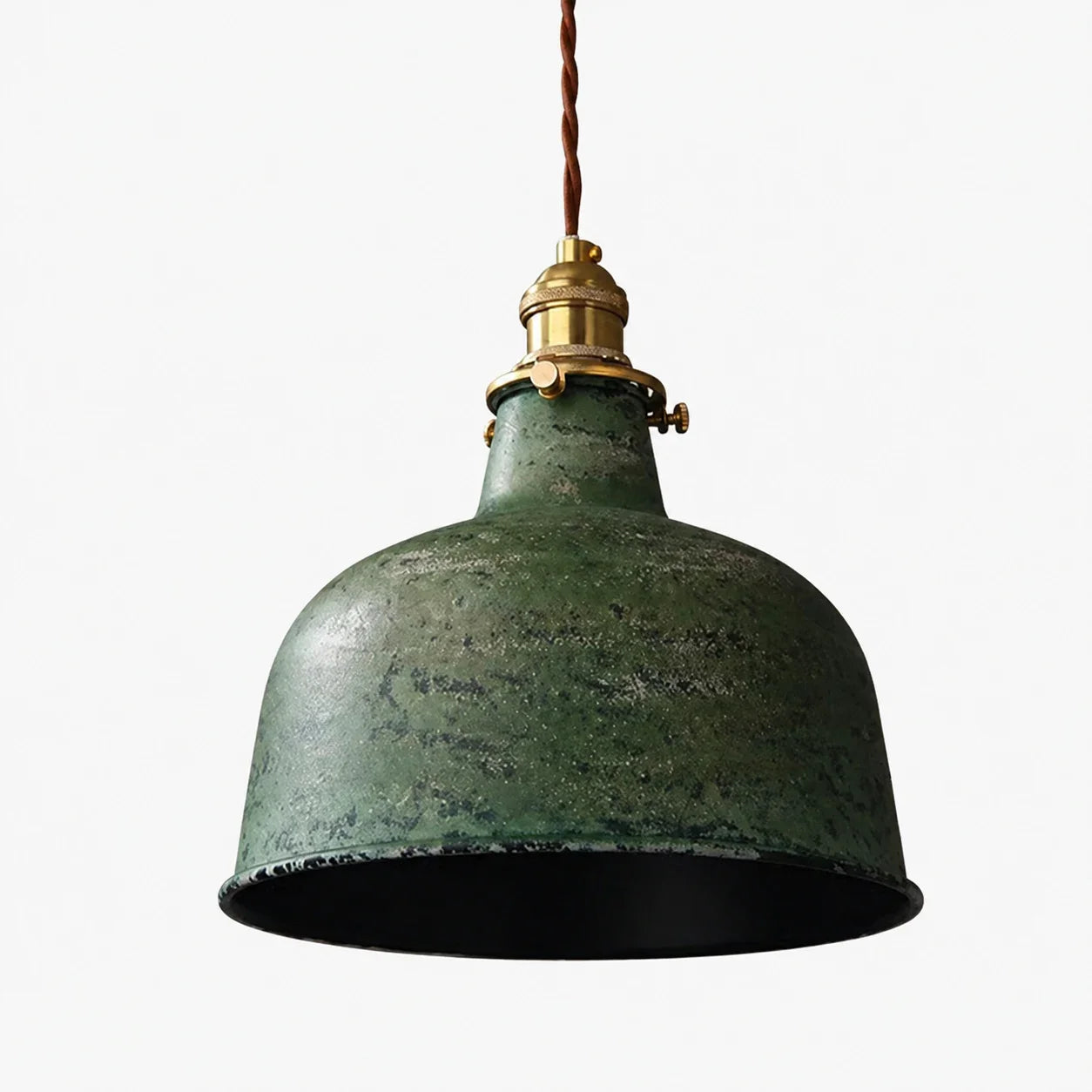 Vintage Industrielle Pendelleuchte aus distressed Metall | Esilora