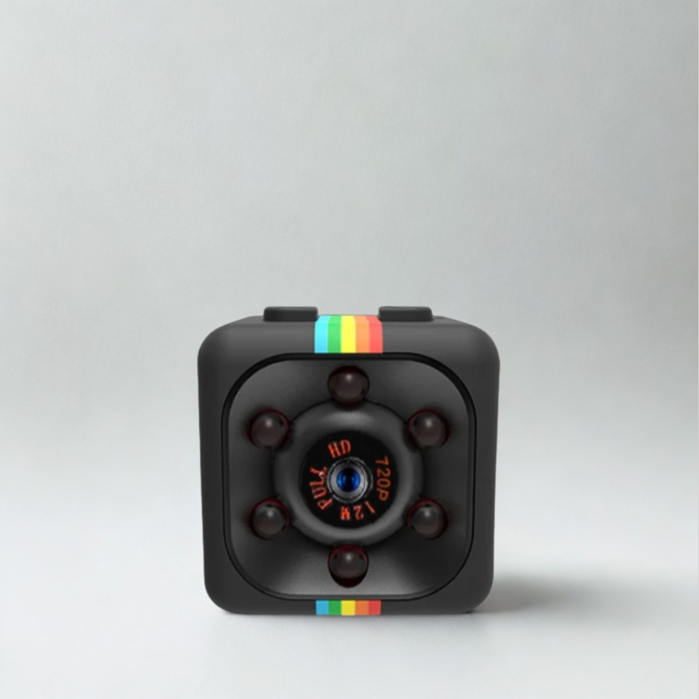 Mini cámara Wi-Fi — Full HD, visión nocturna, detección de movimiento
