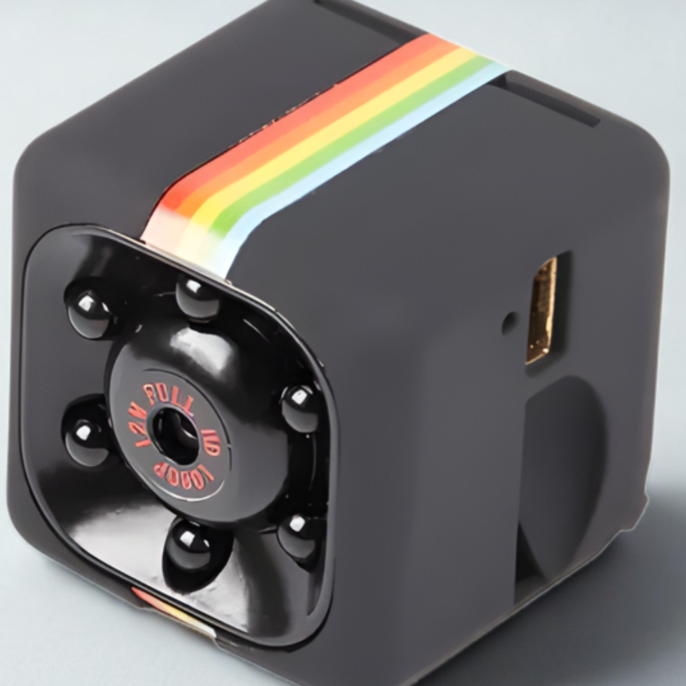 Mini cámara Wi-Fi — Full HD, visión nocturna, detección de movimiento