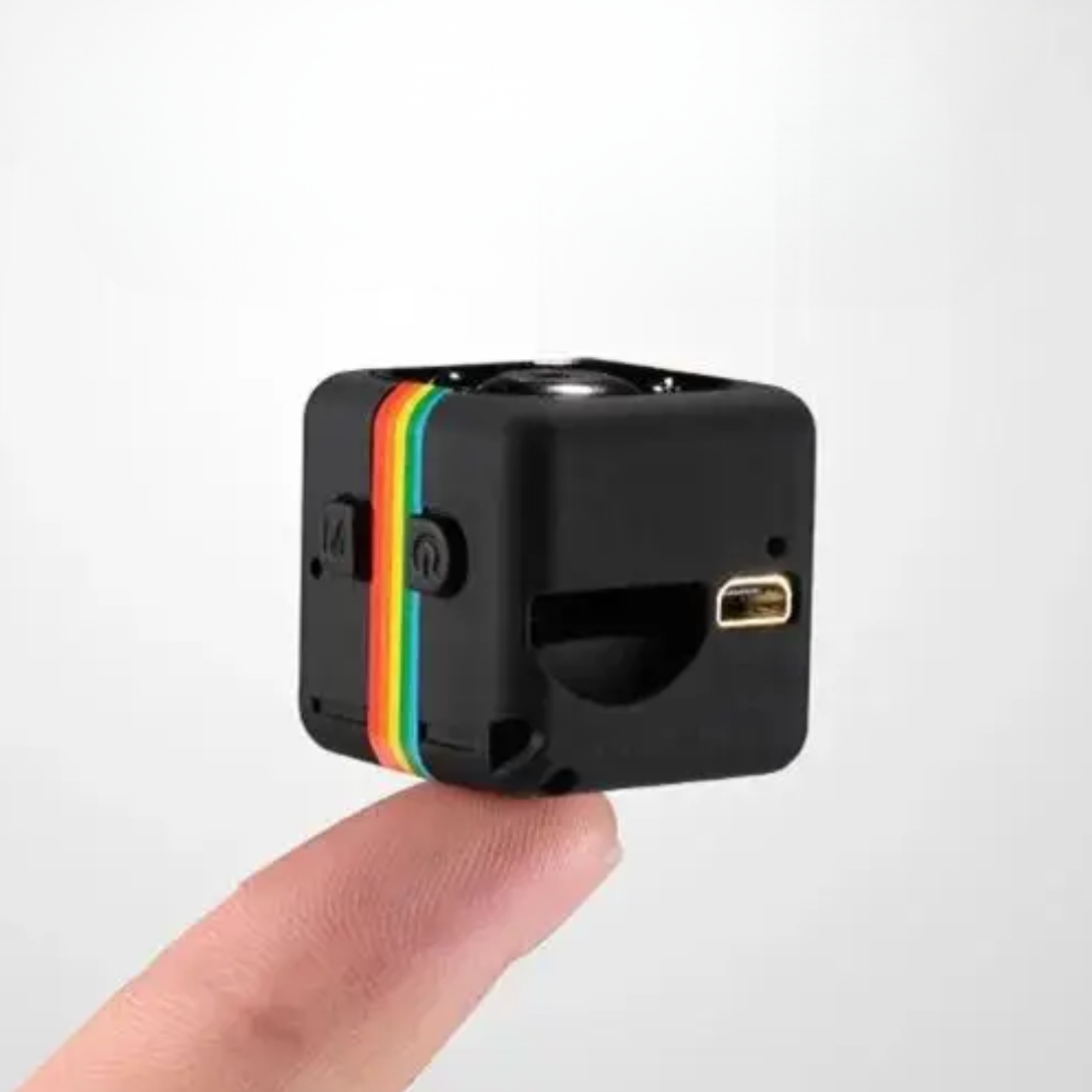 Mini cámara Wi-Fi — Full HD, visión nocturna, detección de movimiento