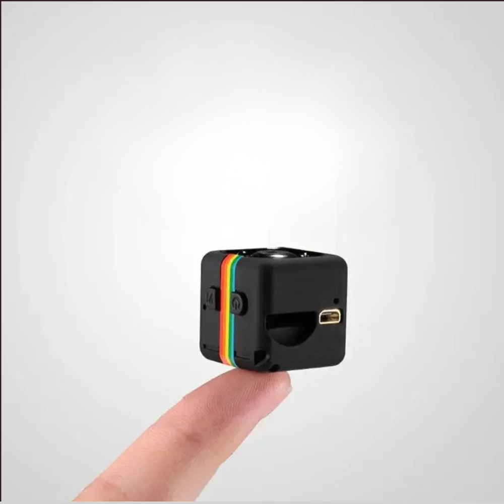 Mini cámara Wi-Fi — Full HD, visión nocturna, detección de movimiento