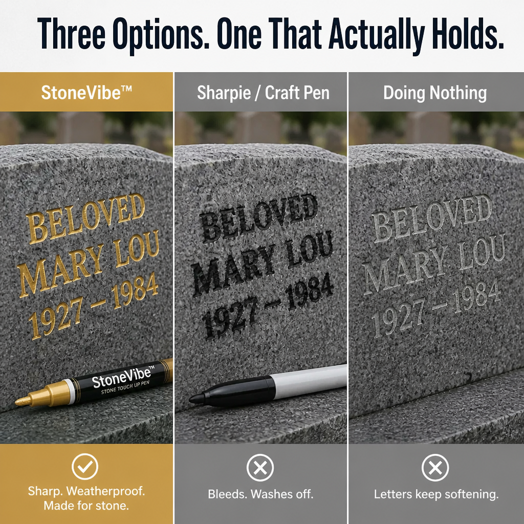 StoneVibe — Bring Faded Memorial Names Back to Sharp, Weatherproof Clarity - Esilora