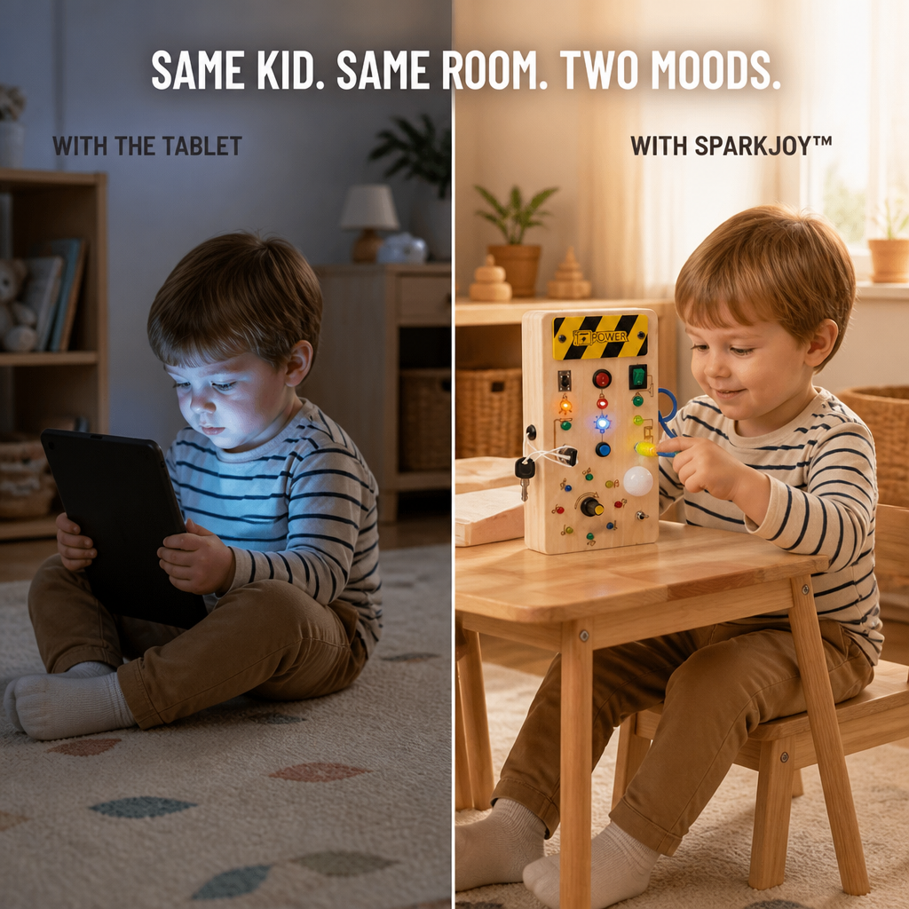 SparkJoy — Trade the Phone Tantrum for 30 Minutes of Quiet Play - Esilora