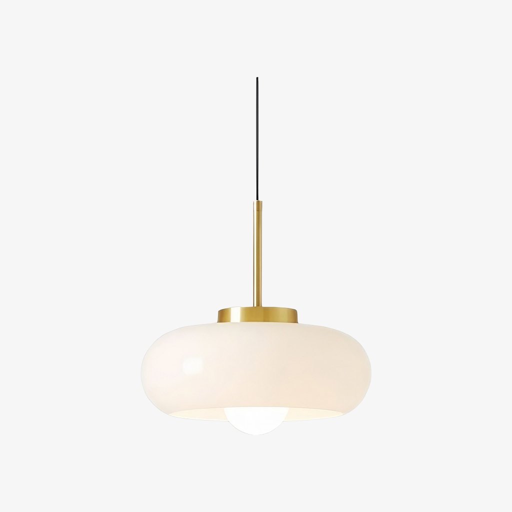 Havelo rund pendellampe i glas – Bauhaus-pendellampe til hjemmet N51 | Esilora