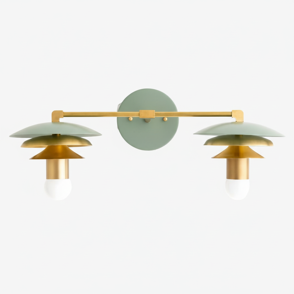 Artivo Layered Timeless Vanity Lighting Fixture With Soft Diffused Light - Great Ideal for Powder Rooms | Esilora