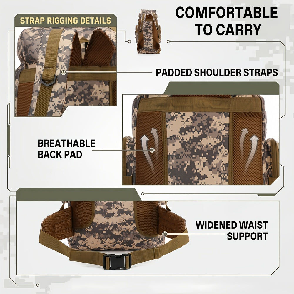 80L Tactical Hiking Backpack
