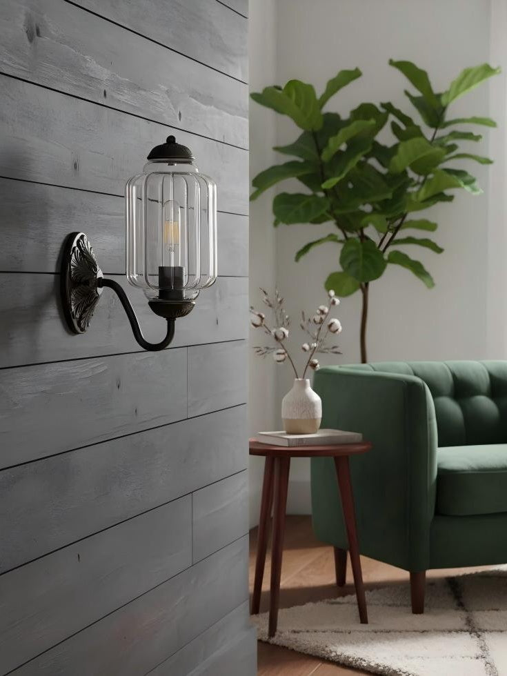 Vintage Milk Glass Sconce Bedside Hallway Eloise Wall Sconce | Esilora