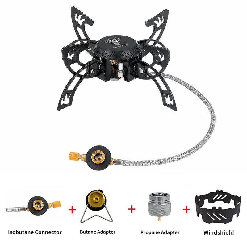 Portable Camping Burner 3800W - Compact Outdoor Stove - Esilora