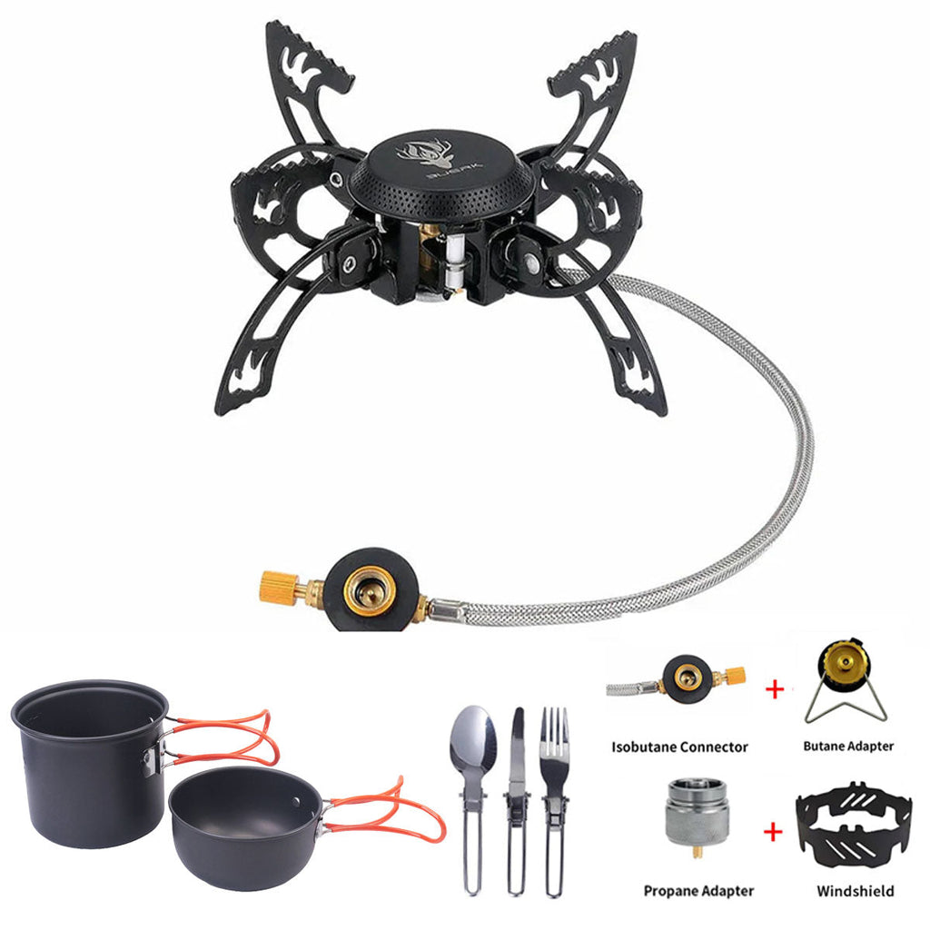 Portable Camping Burner 3800W - Compact Outdoor Stove - Esilora