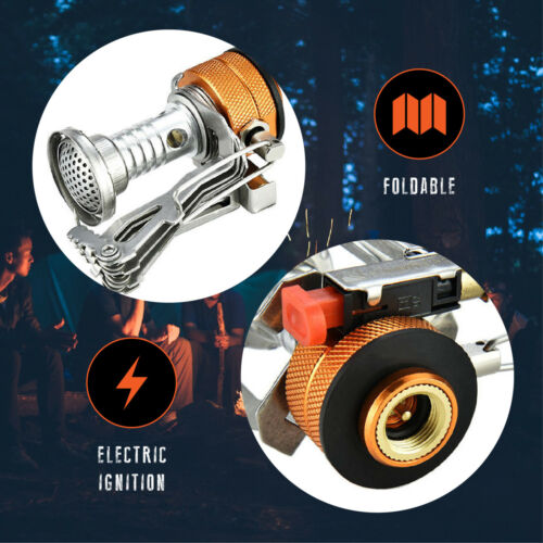 Portable Stove for Camping with Piezo Ignition System - Esilora