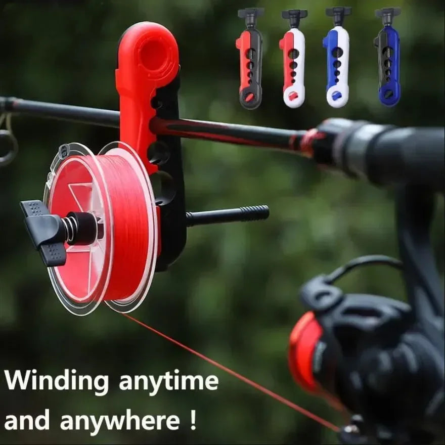 Space-Saving Fishing Line Spooler for Spinning and Baitcasting Reels - Esilora
