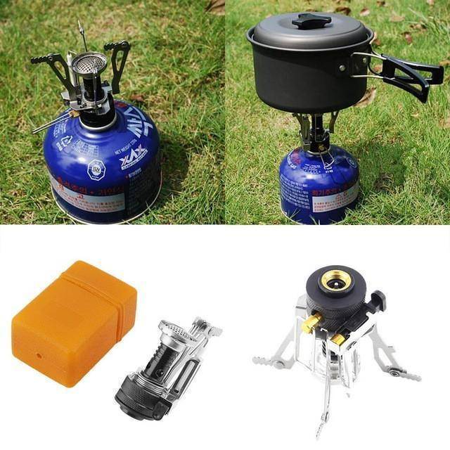 Portable Camping Stove with Piezo Ignition – Compact Design - Esilora