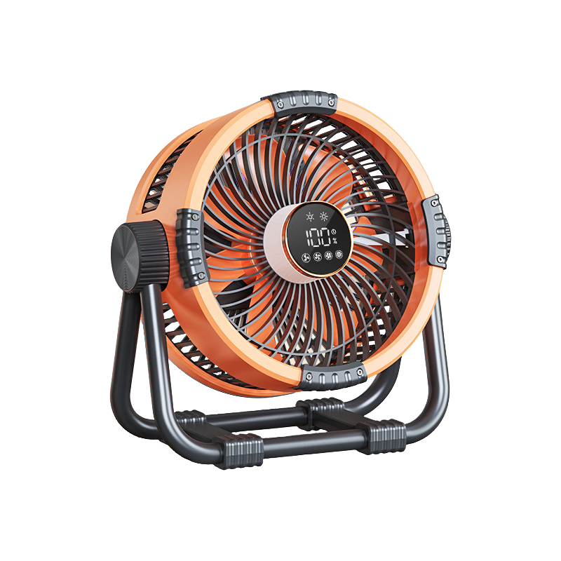 Hordozható kültéri ventilátor LED-világítással – 20000mAh akkumulátor – Esilora