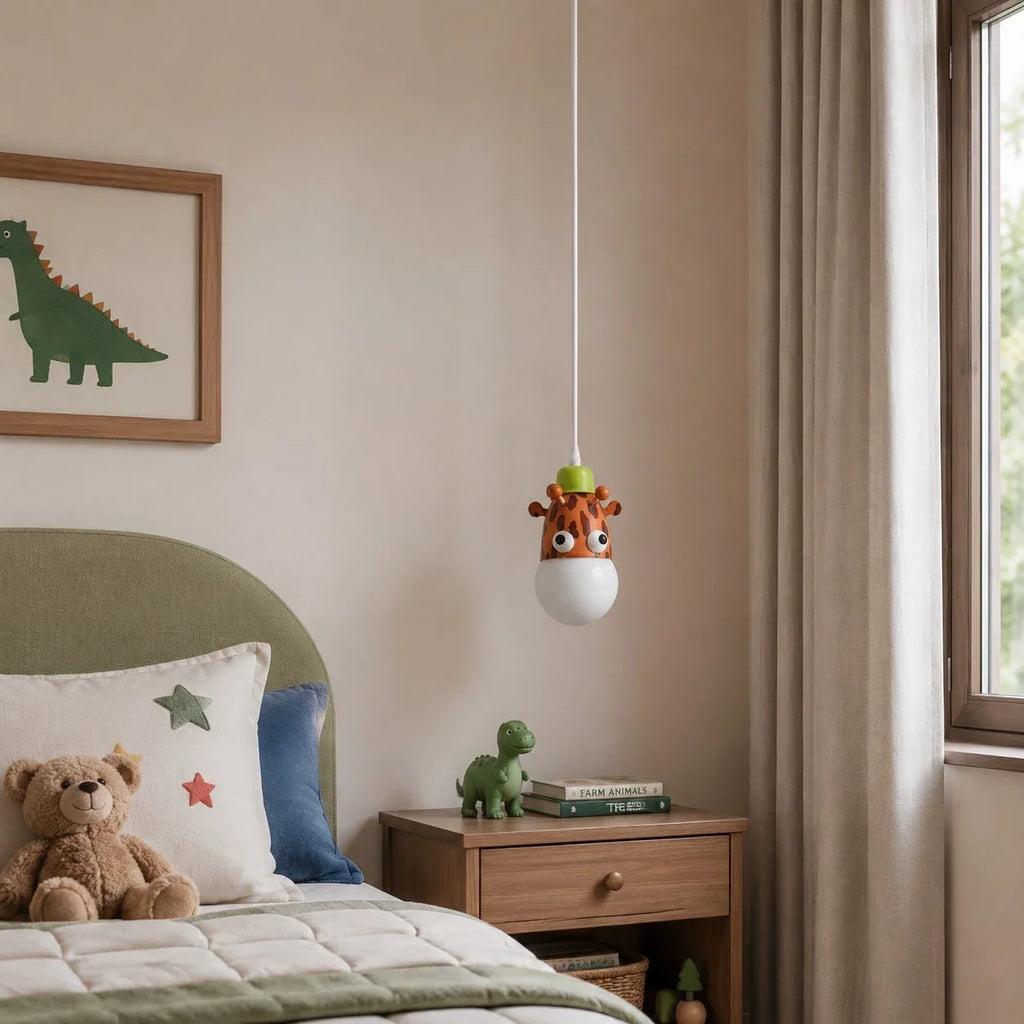 Lampada a sospensione con animali per bambini | Esilora