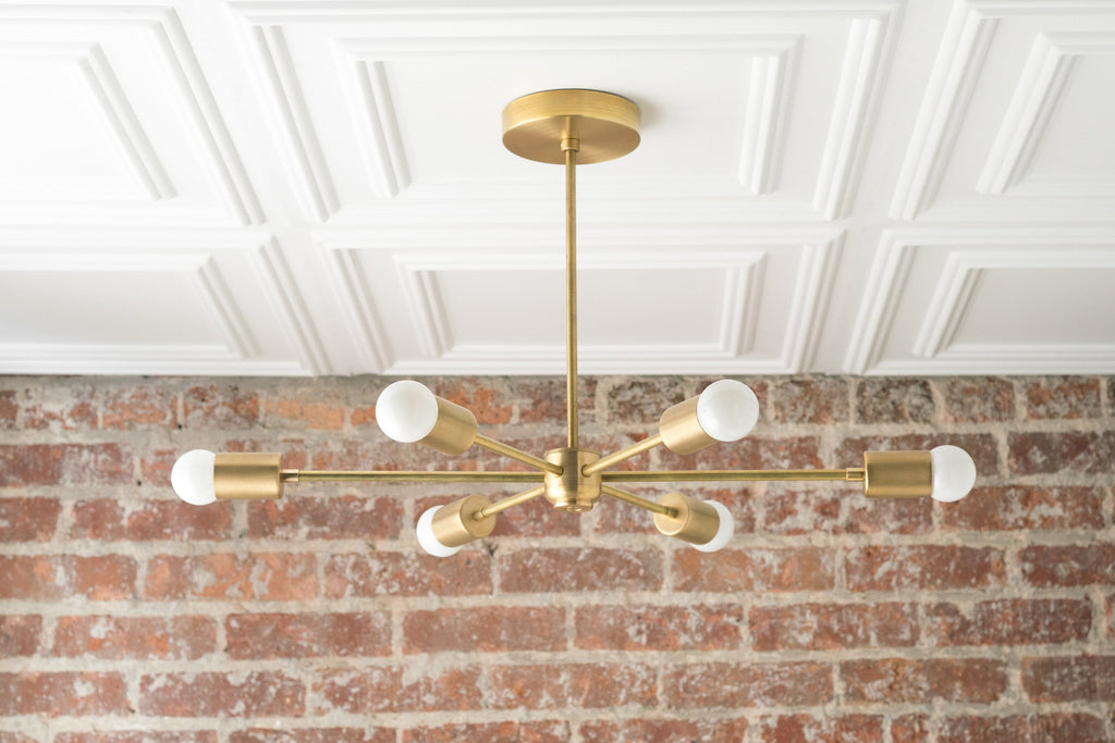 Mobilux Line Mid Century Modern Kronleuchter - 6-flammige Hängeleuchte | Esilora