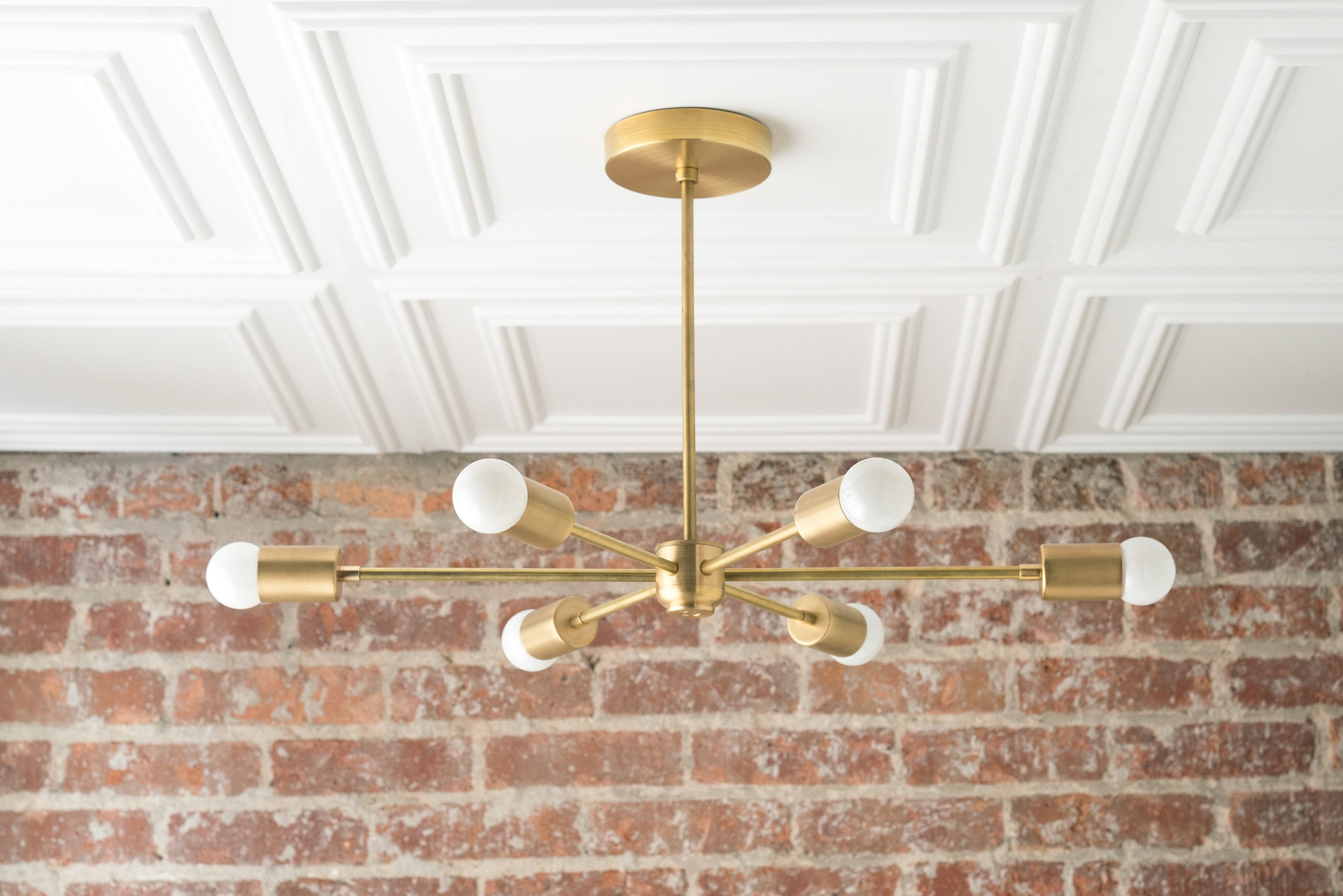 Mobilux Line Mid Century Modern Kronleuchter - 6-flammige Hängeleuchte | Esilora