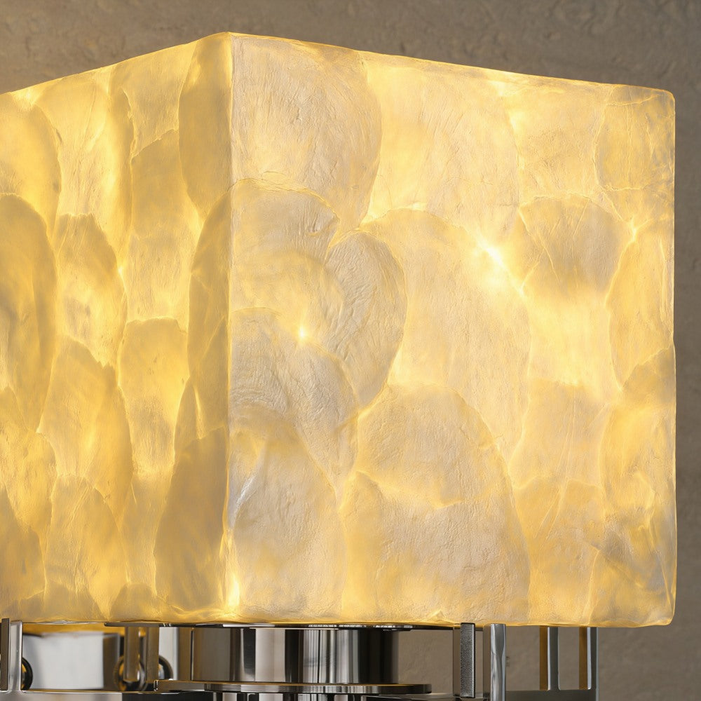 Lámpara de pared moderna con pantalla de vidrio geométrica para dormitorios y pasillos | Esilora