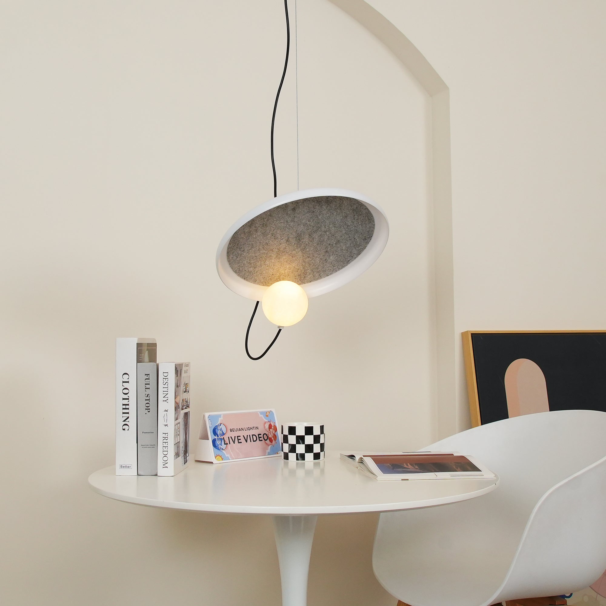 Acoustic Disc Pendant Lamp | Esilora