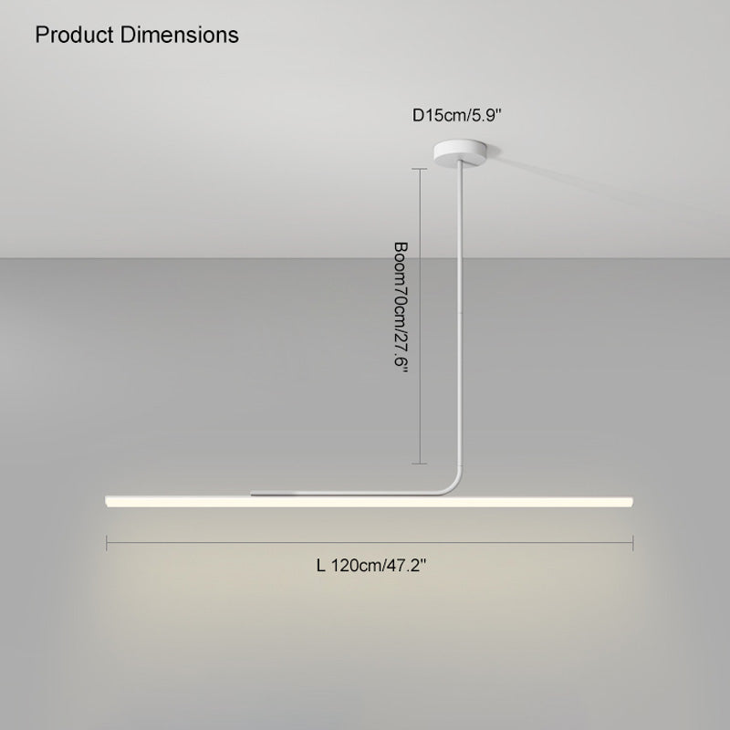 Lumineo Contemporary Decorative Dining Room Chandelier White Paint Push Button Switch | Esilora