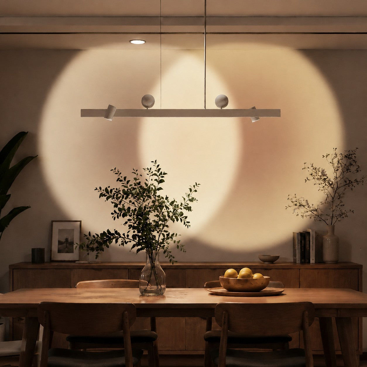 Linear Wall-Wash Dining Pendant Light | Esilora