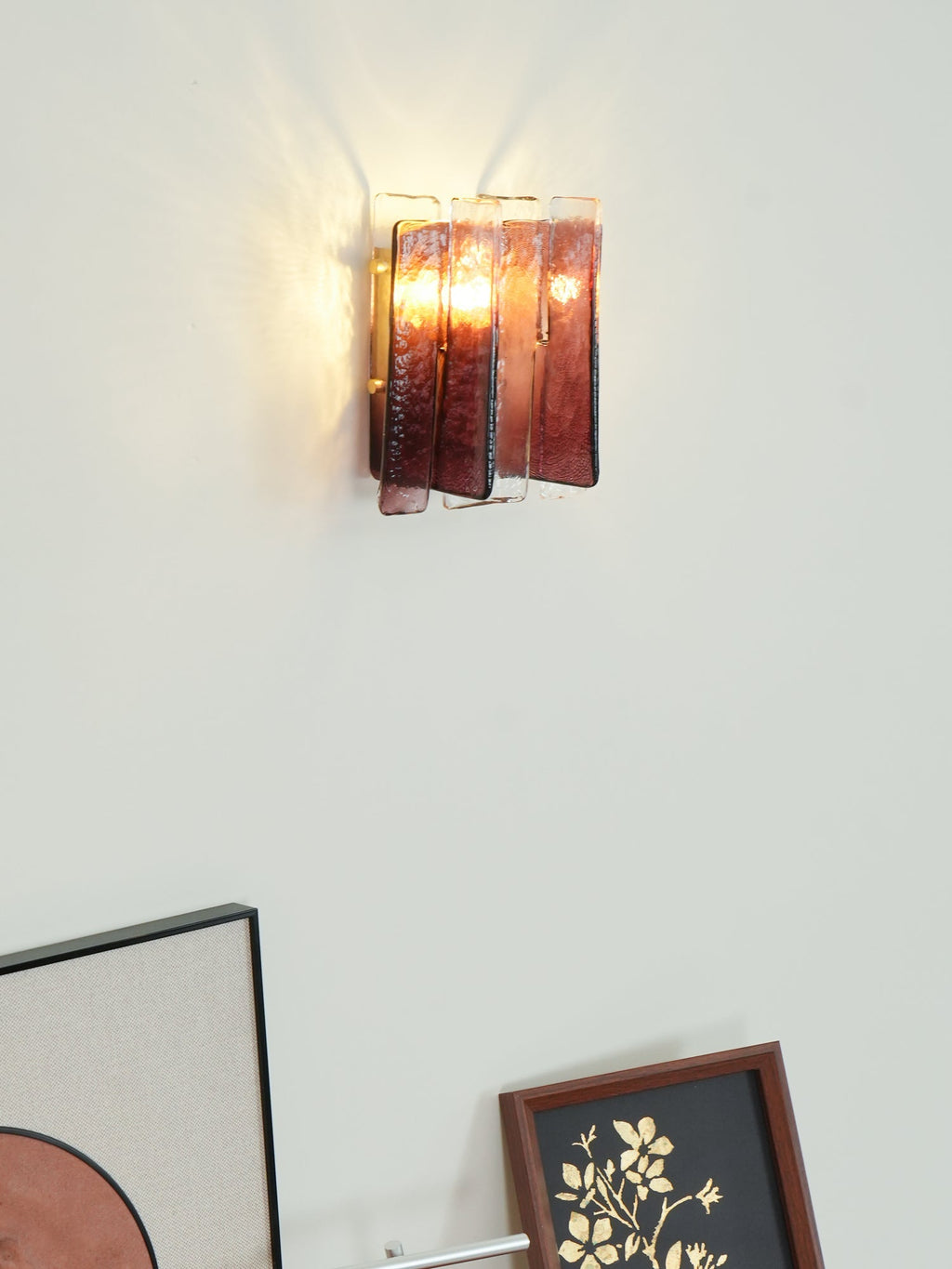 Verdura Architectural Wall Mounted Lamp with Glass Panel Design | Esilora