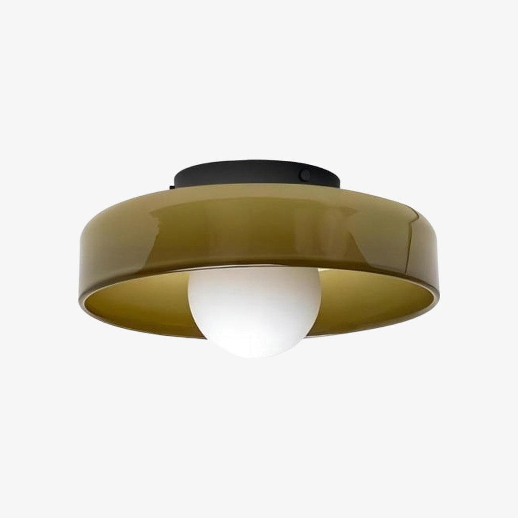 Lampada da soffitto e da parete Glasenti Halo Disc Orb – Illuminazione scultorea moderna per gli ambienti domestici U29 | Esilora