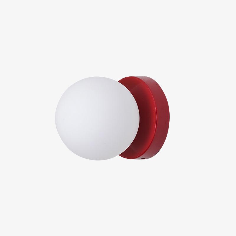 Rivolence Minimalist Fluid Modern Round Wall Sconce – Modern Indoor Accent Lighting for Bedroom or Study | Esilora