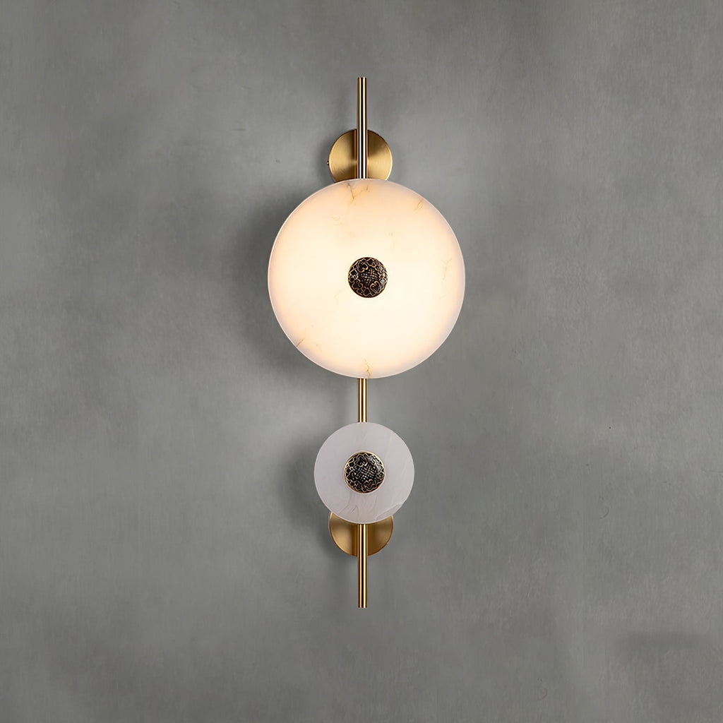 Alabaster Eclipse Wall Light | Esilora