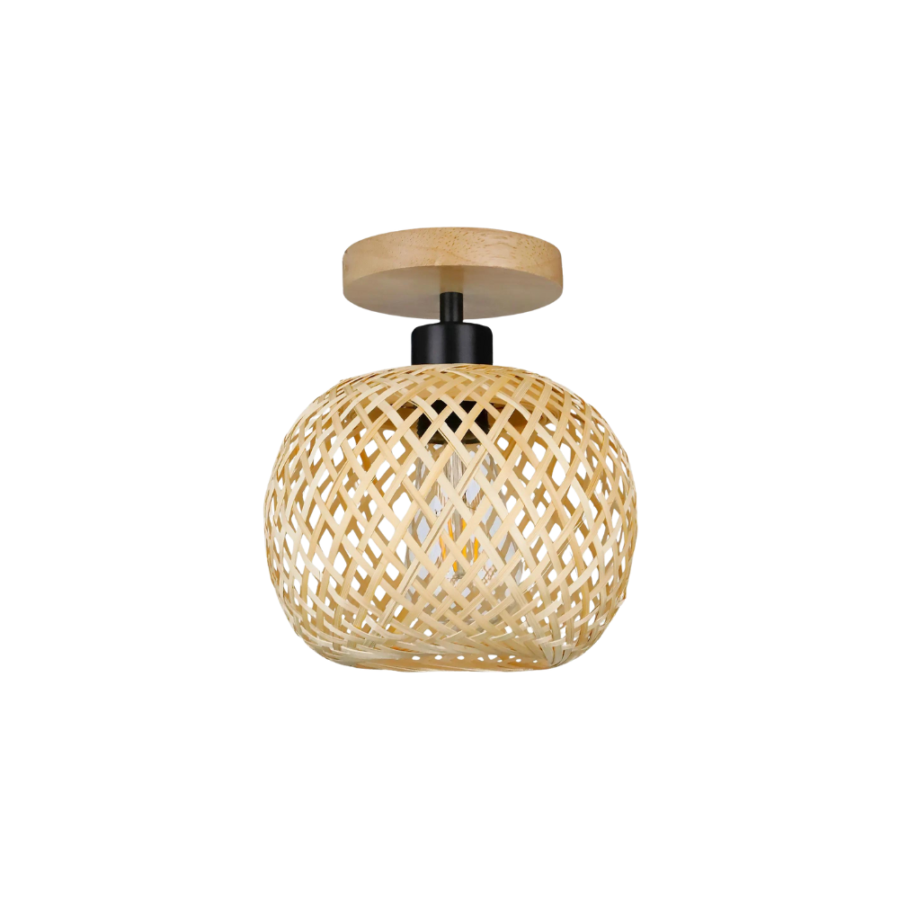 Handmade Ethereal Bamboo Ceiling Light | Esilora