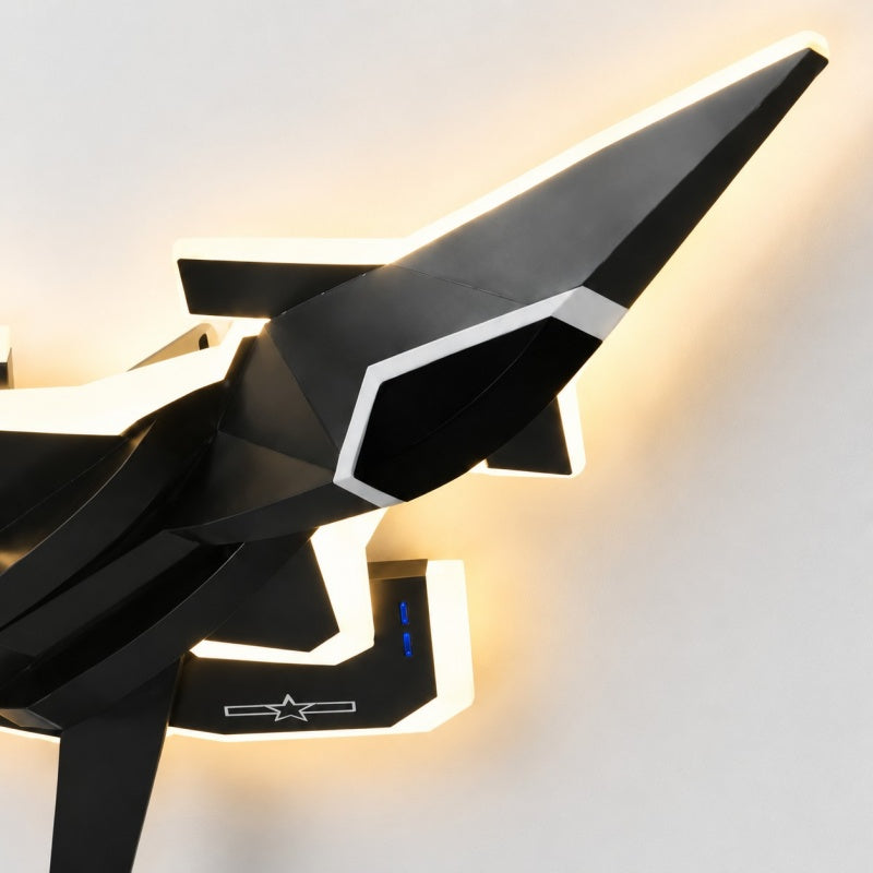 Jet Fighter LED Ceiling Light for Kids Bedroom | Esilora