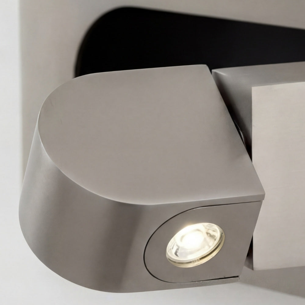 Noctiqo Adjustable LED Bedside Wall Light - Contemporary Design Metal Night Lamp for Home | Esilora