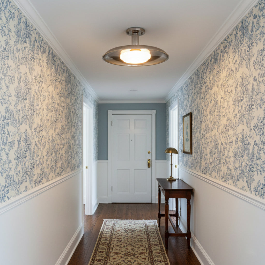 Pot-Lid Style Flat-Panel Ceiling Light | Esilora