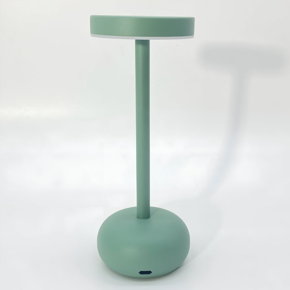 Modern Metal Table Lamp — LED Dimmable, USB Rechargeable, Touch Control
