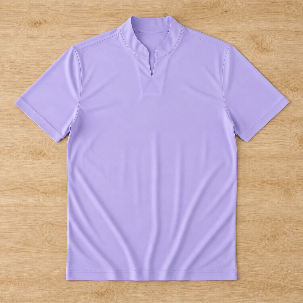 StratoFlex – ノッチ付きスタンドカラーのスリムフィット・パフォーマンスTシャツ - Esilora