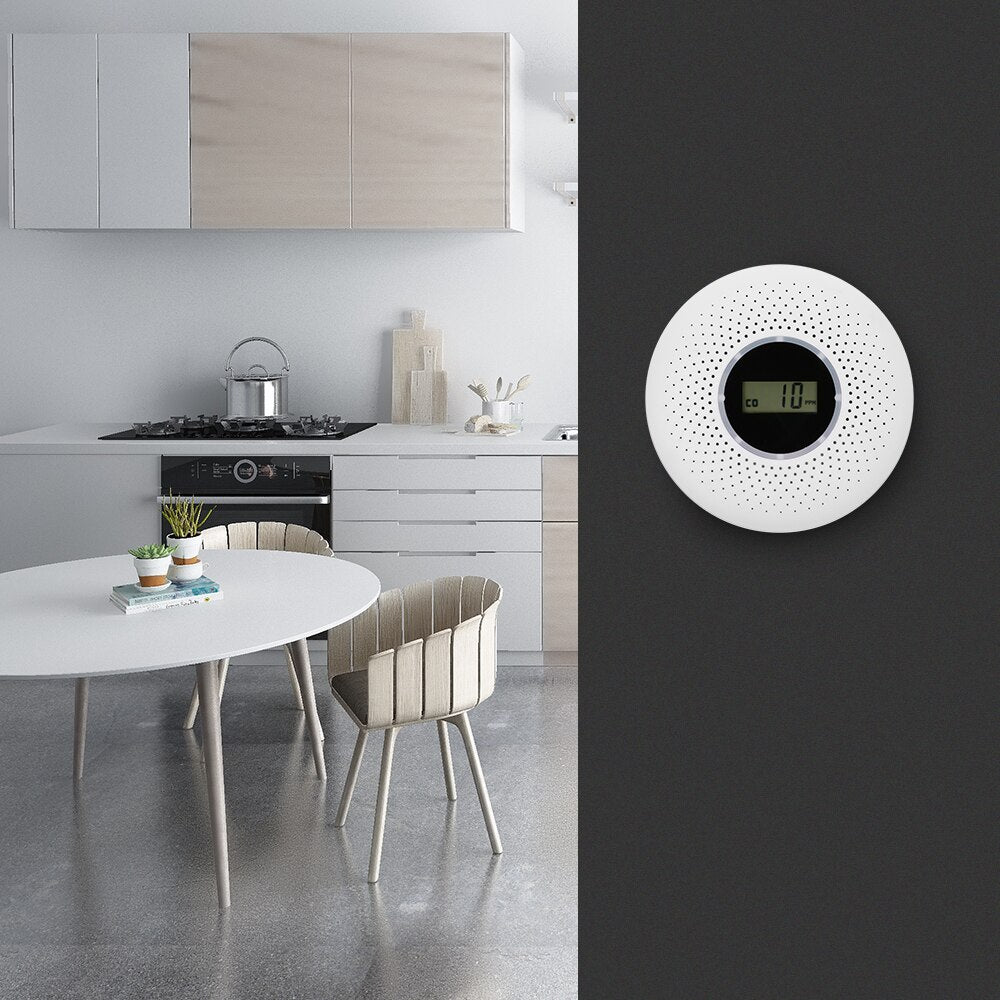 Smoke & Carbon Monoxide Alarm | Dual Sensor Technology | Loud Alert | AirSecure - Esilora