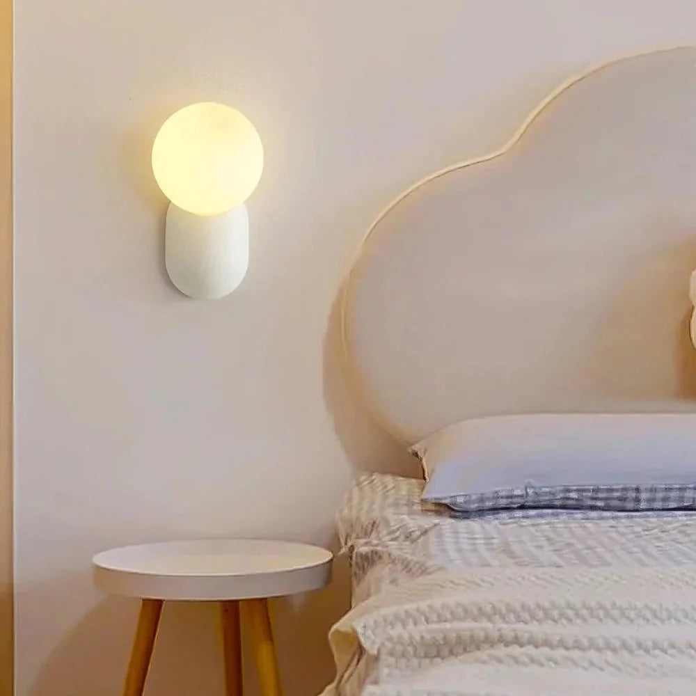 Luma Nordic Glass Orb Wall Light | Esilora