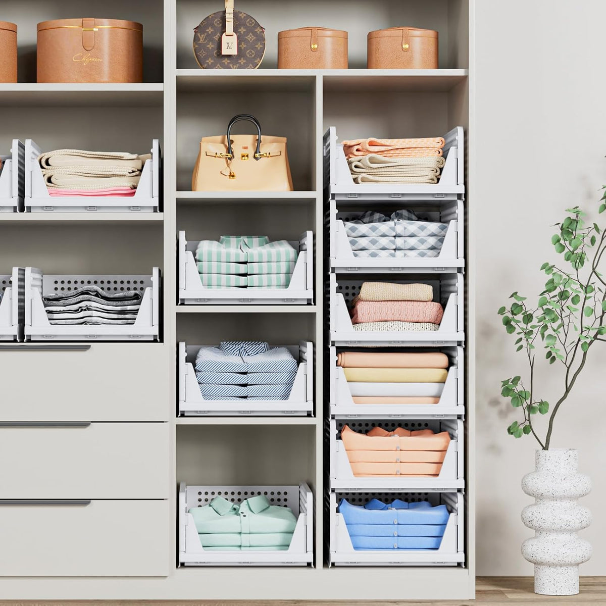 Storage Baskets for Closet Organization - Esilora