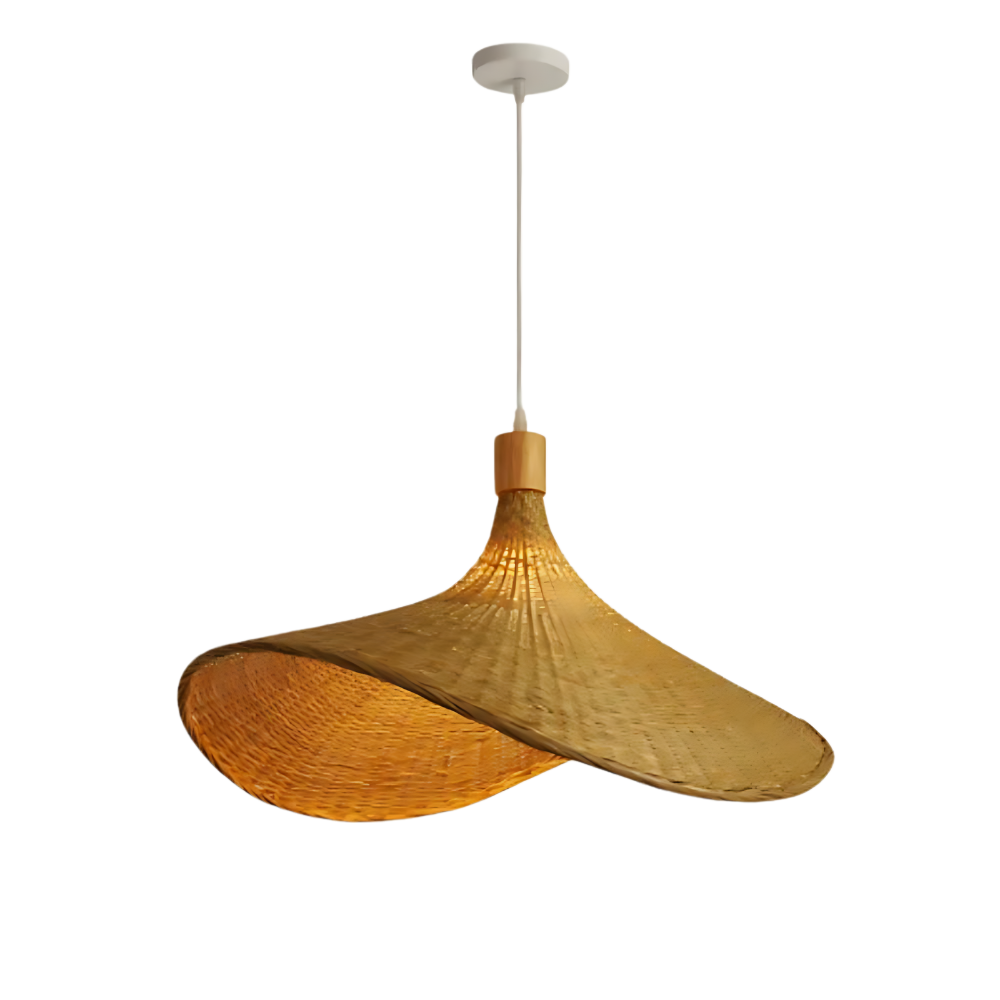 Rustic Raphia Charm Rattan Light | Esilora