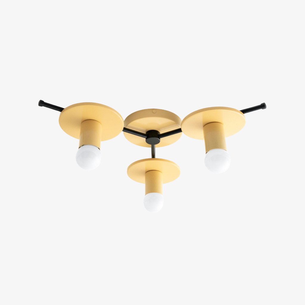 Radiro Globe Sculptural Trio Ceiling Lamp — Minimalist Modern Fixture for Living & Dining | Esilora