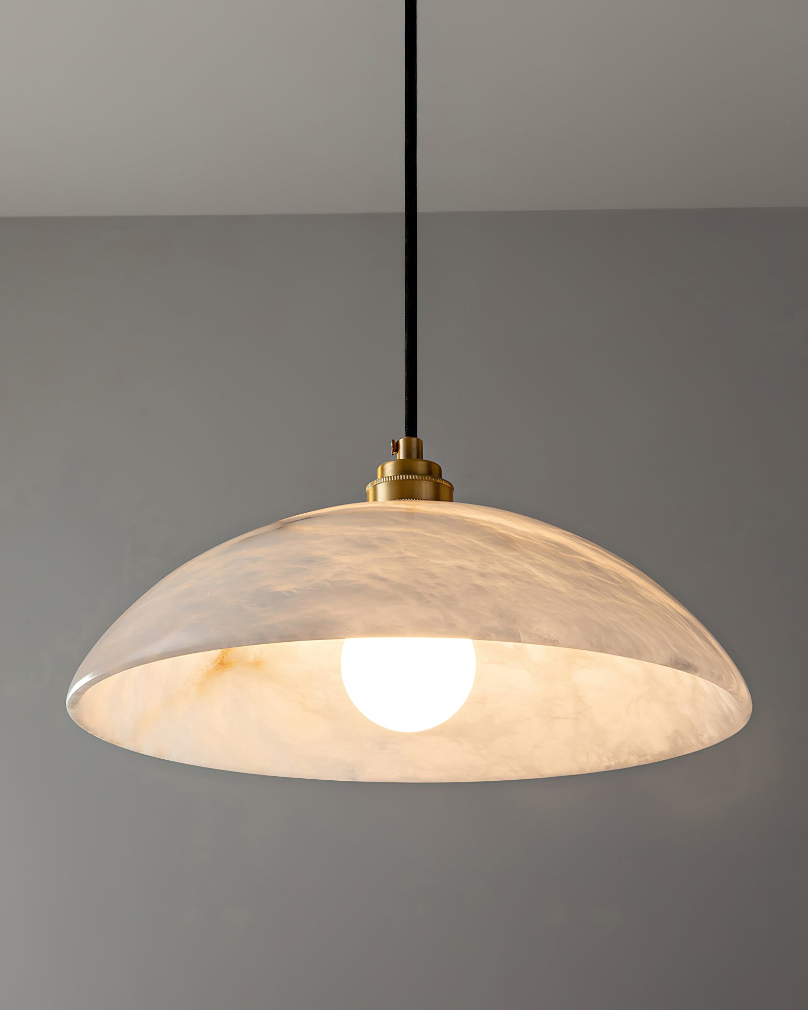 Alabaster Dome Pendant Light | Esilora