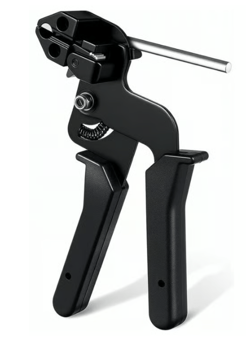 Stainless Steel Cable Tie Gun with Metal Fasteners - Esilora