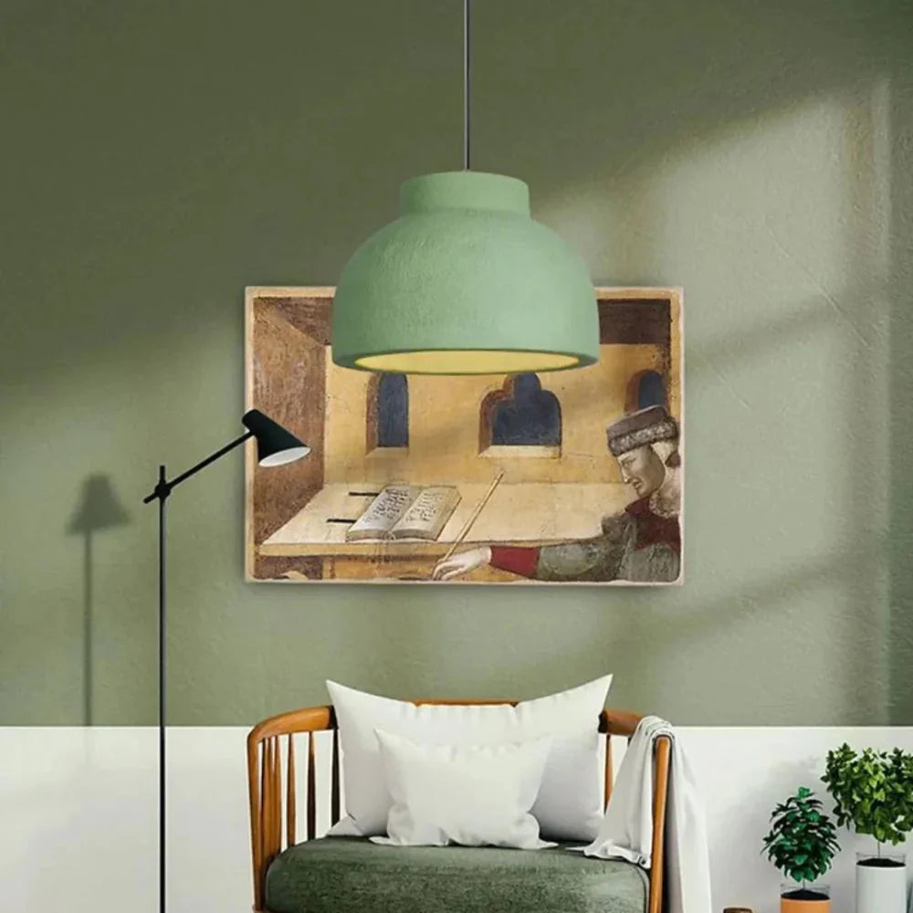 Nordic Bowl Minimalist Polystyrene Pendant Light | Esilora