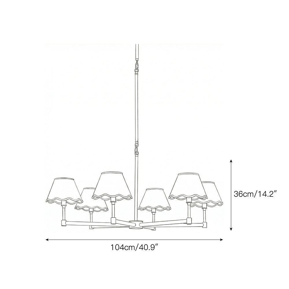 Larkspur Chandelier | Esilora