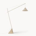 Grande Travertine Floor Lamp | Esilora