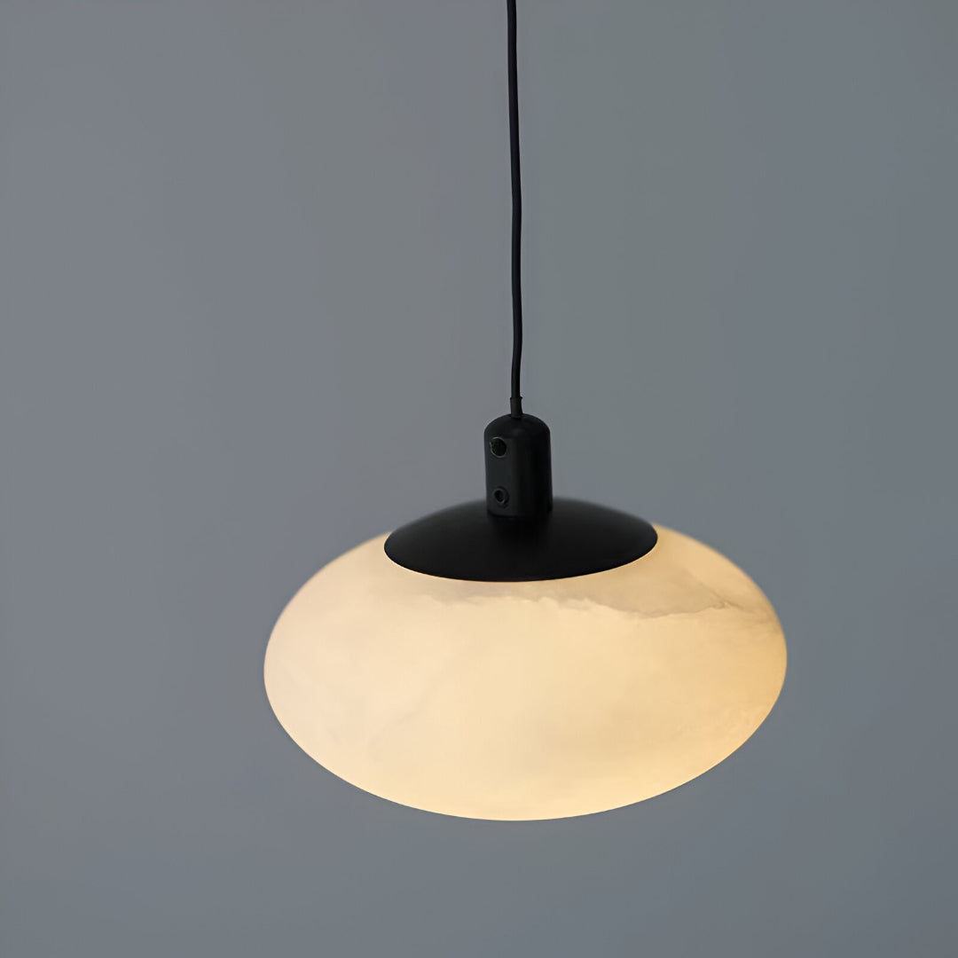 Alabaster Mini Marble Mushroom Pendant Light | Esilora